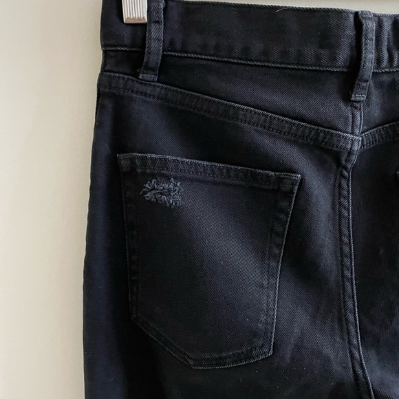 Sandro Paris Dorris Distressed Patchwork Jeans Size 36 - Picture 6 of 14